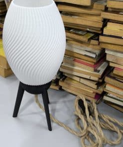 LUUMI Wave lamp with legs stand and rope wire