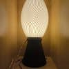 LUUMI Wave Lamp with cone stand