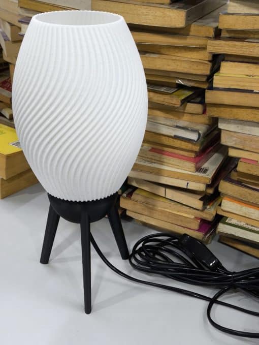 LUUMI Wave lamp with legs stand and long wire